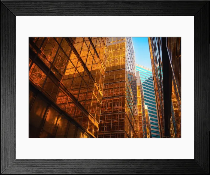 Framed Print : Gateway boulevard at harbour with golden buildings at sunset, Kowloon, Hong Kong, China Framed Print : Gateway boulevard at harbour with golden buildings at sunset, Kowloon, Hong Kong, China