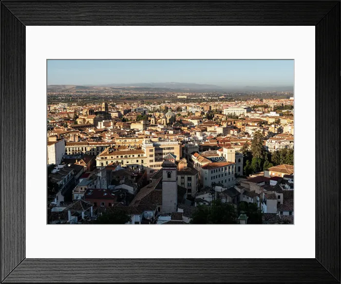 Framed Print : Skyline of Granada in the early morning, Granada, Andalusia, Spain Framed Print : Skyline of Granada in the early morning, Granada, Andalusia, Spain