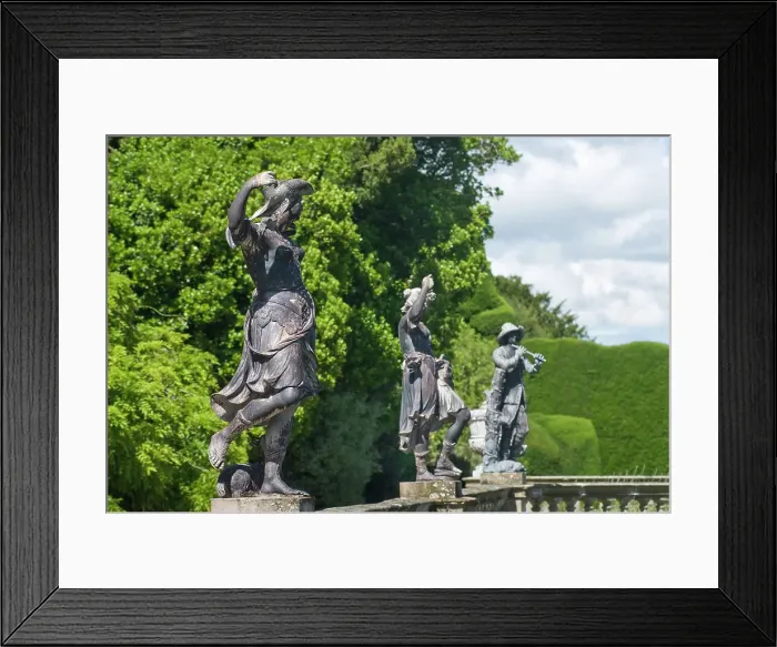 Framed Print : Statue in the gardens of Powis Castle, Powys, Wales, United Kingdom Framed Print : Statue in the gardens of Powis Castle, Powys, Wales, United Kingdom