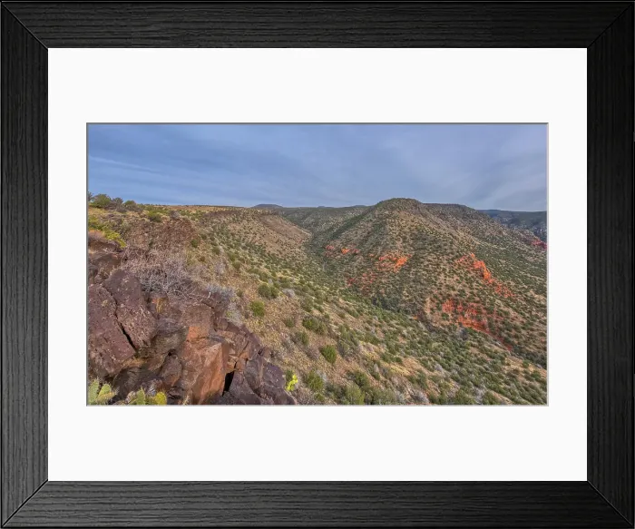 Framed Print : Casner Canyon in Wet Beaver Creek Wilderness viewed from White Mesa summit, in Coconino National Forest, Arizona, United States of America Framed Print : Casner Canyon in Wet Beaver Creek Wilderness viewed from White Mesa summit, in Coconino National Forest, Arizona, United States of America