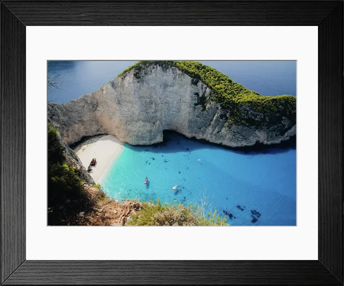 Framed Print : Navagio beach with the famous wrecked ship, Zante (Zakynthos), Greek Islands, Greece Framed Print : Navagio beach with the famous wrecked ship, Zante (Zakynthos), Greek Islands, Greece