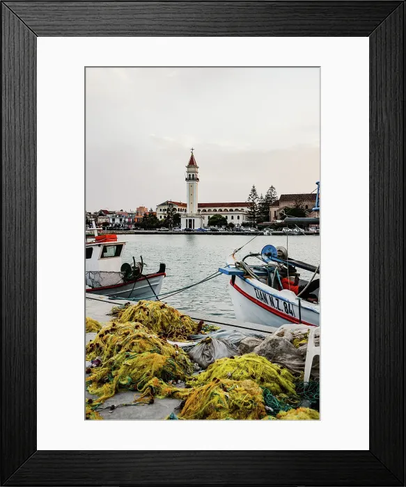 Framed Print : Church of Panagia Pikridiotissa with beautiful view at Zakynthos town at sunrise, Zakynthos (Zante), Greek Islands, Greece Framed Print : Church of Panagia Pikridiotissa with beautiful view at Zakynthos town at sunrise, Zakynthos (Zante), Greek Islands, Greece