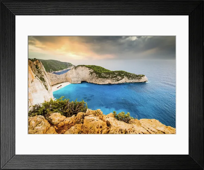 Framed Print : Navagio beach with the famous wrecked ship, Zante (Zakynthos), Greek Islands, Greece Framed Print : Navagio beach with the famous wrecked ship, Zante (Zakynthos), Greek Islands, Greece