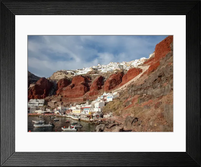 Framed Print : Beautiful Santorini island, Cyclades, Greek Islands, Greeece Framed Print : Beautiful Santorini island, Cyclades, Greek Islands, Greeece