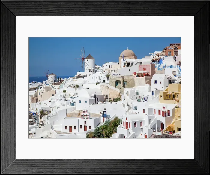 Framed Print : Beautiful Santorini island, Cyclades, Greek Islands, Greeece Framed Print : Beautiful Santorini island, Cyclades, Greek Islands, Greeece
