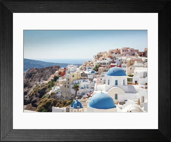 Framed Print : Beautiful Santorini island, Cyclades, Greek Islands, Greeece Framed Print : Beautiful Santorini island, Cyclades, Greek Islands, Greeece