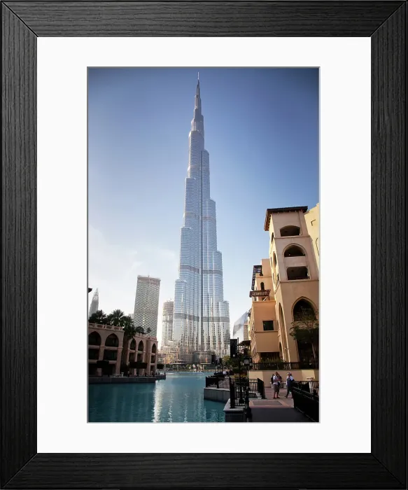 Framed Print : Burj Khalifa, world's tallest tower, Downtown Burj Dubai, Dubai, United Arab Emirates Framed Print : Burj Khalifa, world's tallest tower, Downtown Burj Dubai, Dubai, United Arab Emirates