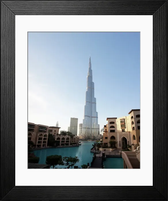 Framed Print : Burj Khalifa, world's tallest tower, Downtown Burj Dubai, Dubai, United Arab Emirates Framed Print : Burj Khalifa, world's tallest tower, Downtown Burj Dubai, Dubai, United Arab Emirates