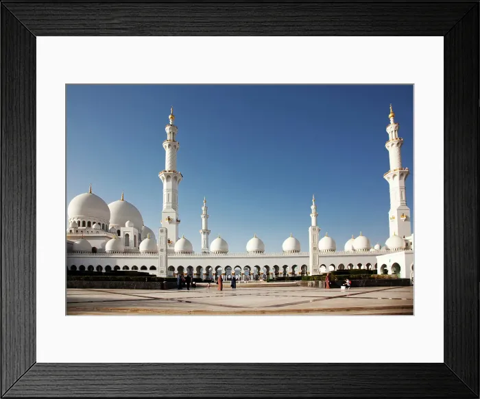 Framed Print : Sheikh Zayed Grand Mosque, Abu Dhabi, United Arab Emirates Framed Print : Sheikh Zayed Grand Mosque, Abu Dhabi, United Arab Emirates