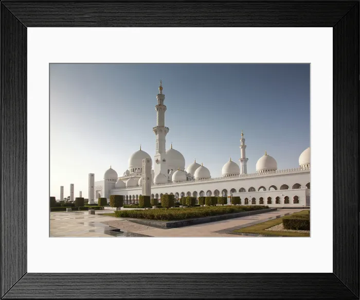 Framed Print : Sheikh Zayed Grand Mosque, Abu Dhabi, United Arab Emirates Framed Print : Sheikh Zayed Grand Mosque, Abu Dhabi, United Arab Emirates
