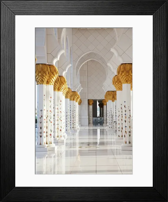 Framed Print : Sheikh Zayed Grand Mosque, Abu Dhabi, United Arab Emirates Framed Print : Sheikh Zayed Grand Mosque, Abu Dhabi, United Arab Emirates
