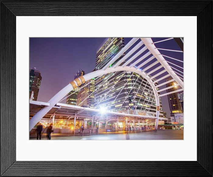 Framed Print : Chong Nonsi bridge, Bangkok, Thailand Framed Print : Chong Nonsi bridge, Bangkok, Thailand