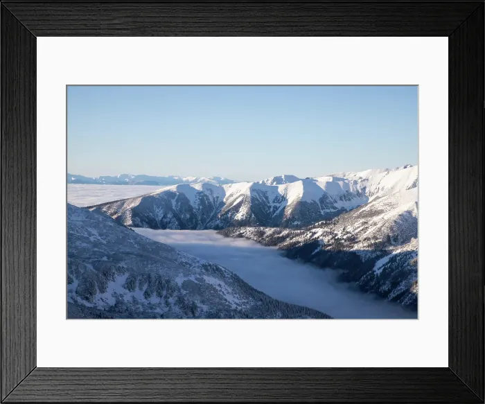 Framed Print : Kasprowy Wierch and the surrounding area in winter, Tatra mountains, Poland Framed Print : Kasprowy Wierch and the surrounding area in winter, Tatra mountains, Poland