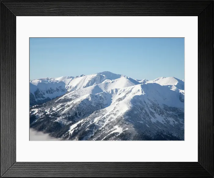 Framed Print : Kasprowy Wierch and the surrounding area in winter, Tatra mountains, Poland Framed Print : Kasprowy Wierch and the surrounding area in winter, Tatra mountains, Poland