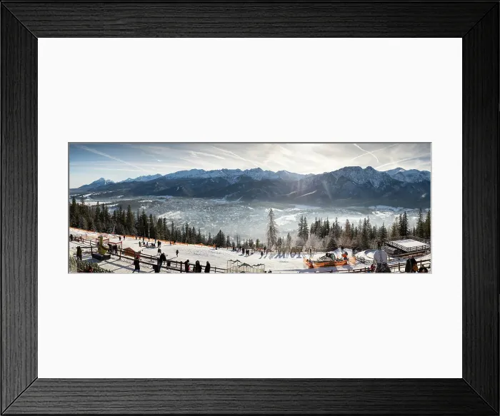 Framed Print : Zakopane and the High Tatras in winter, Poland