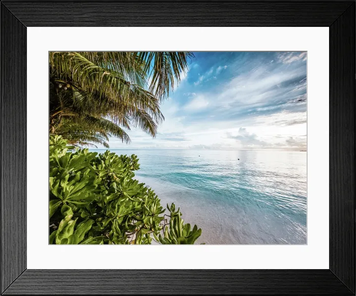 Framed Print : Amazing tropical beach background of white sand and clear blue water, The Maldives, Indian Ocean Framed Print : Amazing tropical beach background of white sand and clear blue water, The Maldives, Indian Ocean