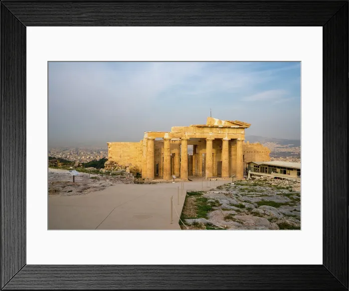 Framed Print : Athens Acropolis ancient Propylaea building entrance, UNESCO, Athens, Greece Framed Print : Athens Acropolis ancient Propylaea building entrance, UNESCO, Athens, Greece