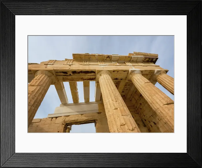 Framed Print : Ancient Propylaea building entrance, The Acropolis, UNESCO, Athens, Greece Framed Print : Ancient Propylaea building entrance, The Acropolis, UNESCO, Athens, Greece