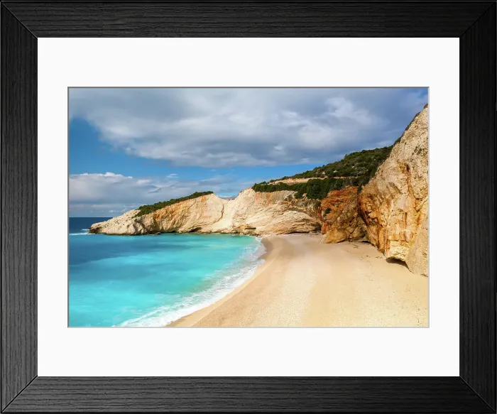 Framed Print : Porto Katsiki drone aerial view on Lefkada island, Ionian Islands, Greek Islands, Greece Framed Print : Porto Katsiki drone aerial view on Lefkada island, Ionian Islands, Greek Islands, Greece