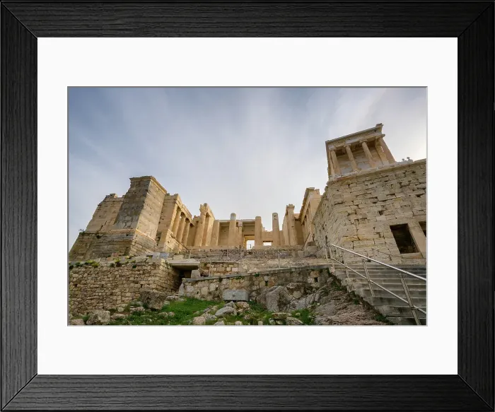 Framed Print : Ancient Propylaea building entrance, The Acropolis, UNESCO, Athens, Greece Framed Print : Ancient Propylaea building entrance, The Acropolis, UNESCO, Athens, Greece