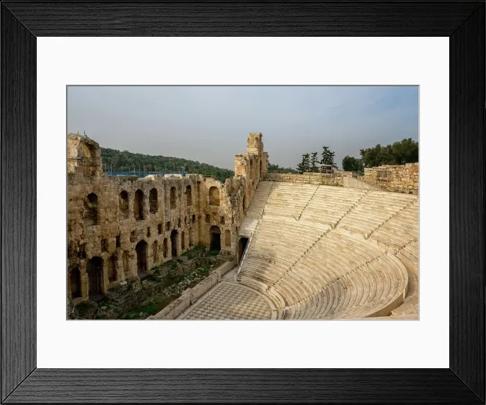 Framed Print : Odeon of Herodes Atticus, ancient open theater, Acropolis, UNESCO, Athens, Greece Framed Print : Odeon of Herodes Atticus, ancient open theater, Acropolis, UNESCO, Athens, Greece