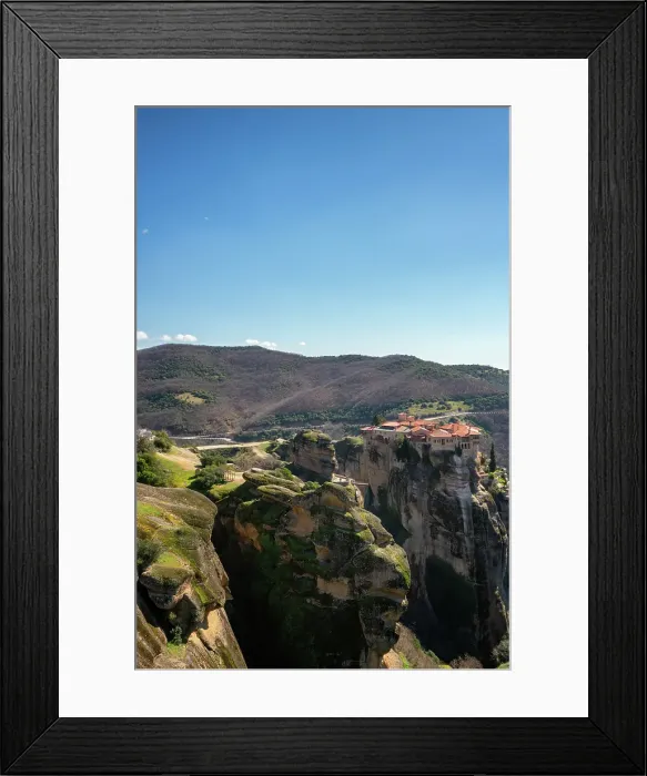 Framed Print : Meteora, ancient holy Monastery of Varlaam, UNESCO, Kalabaka, Greece
