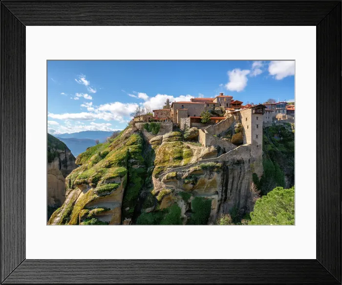 Framed Print : Meteora, ancient holy Monastery of Varlaam, UNESCO, Kalabaka, Greece Framed Print : Meteora, ancient holy Monastery of Varlaam, UNESCO, Kalabaka, Greece