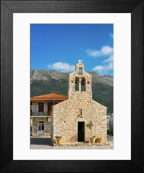 Framed Print : Greek Orthodox church in Areopoli, Mani Peninsula, Peloponnese, Greece Framed Print : Greek Orthodox church in Areopoli, Mani Peninsula, Peloponnese, Greece