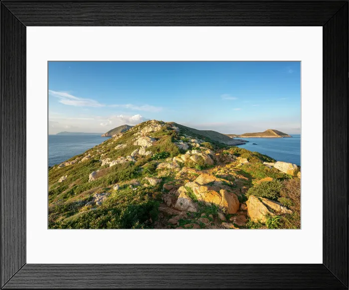 Framed Print : Cape Tainaron (Cape Matapan) landscape, the southernmost point of Greece, Mani Peninsula, Peloponnese, Greece Framed Print : Cape Tainaron (Cape Matapan) landscape, the southernmost point of Greece, Mani Peninsula, Peloponnese, Greece