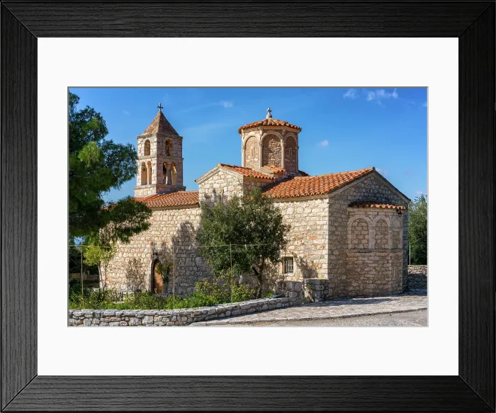 Framed Print : Greek Orthodox church in Areopoli, Mani Peninsula, Peloponnese, Greece Framed Print : Greek Orthodox church in Areopoli, Mani Peninsula, Peloponnese, Greece