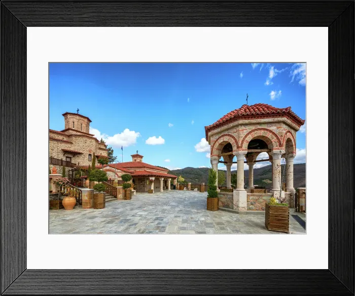 Framed Print : Meteora, ancient holy Monastery of Varlaam, UNESCO, Kalabaka, Greece Framed Print : Meteora, ancient holy Monastery of Varlaam, UNESCO, Kalabaka, Greece