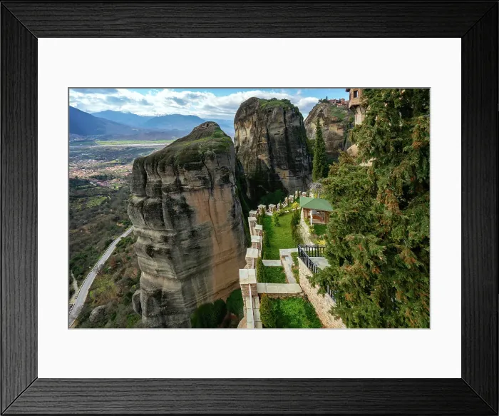 Framed Print : Meteora, ancient holy Monastery of Varlaam, UNESCO, Kalabaka, Greece Framed Print : Meteora, ancient holy Monastery of Varlaam, UNESCO, Kalabaka, Greece