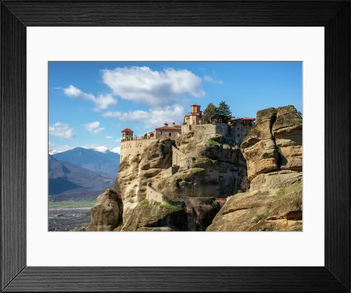 Framed Print : Meteora, ancient holy Monastery of Varlaam, UNESCO, Kalabaka, Greece Framed Print : Meteora, ancient holy Monastery of Varlaam, UNESCO, Kalabaka, Greece