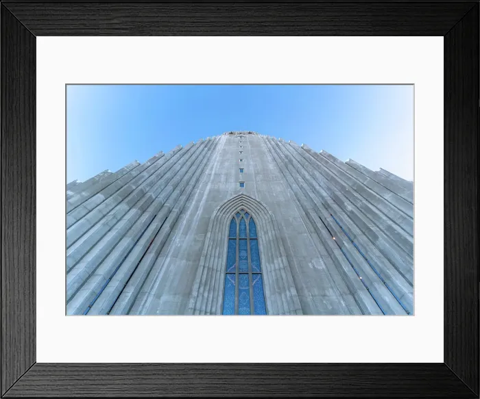 Framed Print : View of Hallgrimskirkja Church in the city centre of Reykjavik in winter, Reykjavik, Iceland Framed Print : View of Hallgrimskirkja Church in the city centre of Reykjavik in winter, Reykjavik, Iceland