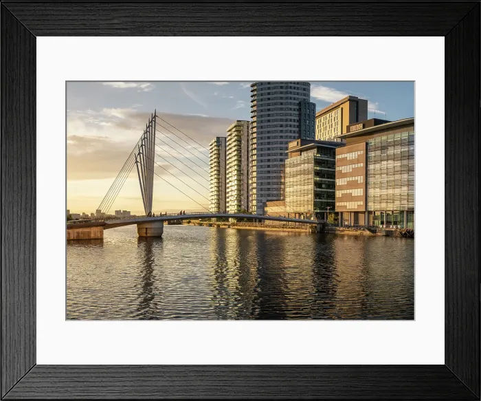 Framed Print : Media City, Salford Quays, Manchester, Lancashire, England, United Kingdom Framed Print : Media City, Salford Quays, Manchester, Lancashire, England, United Kingdom