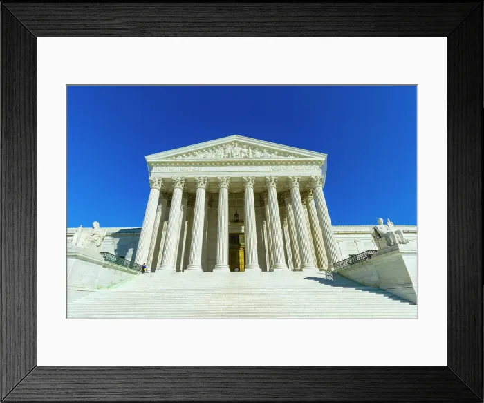 Framed Print : View of the United States Supreme Court Building, Washington, D.C. United States of America Framed Print : View of the United States Supreme Court Building, Washington, D.C. United States of America