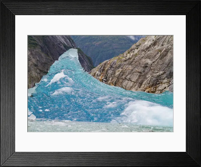 Framed Print : Glacial iceberg detail from ice calved off the Sawyer Glacier in Tracy Arm, Southeast Alaska, United States of America Framed Print : Glacial iceberg detail from ice calved off the Sawyer Glacier in Tracy Arm, Southeast Alaska, United States of America
