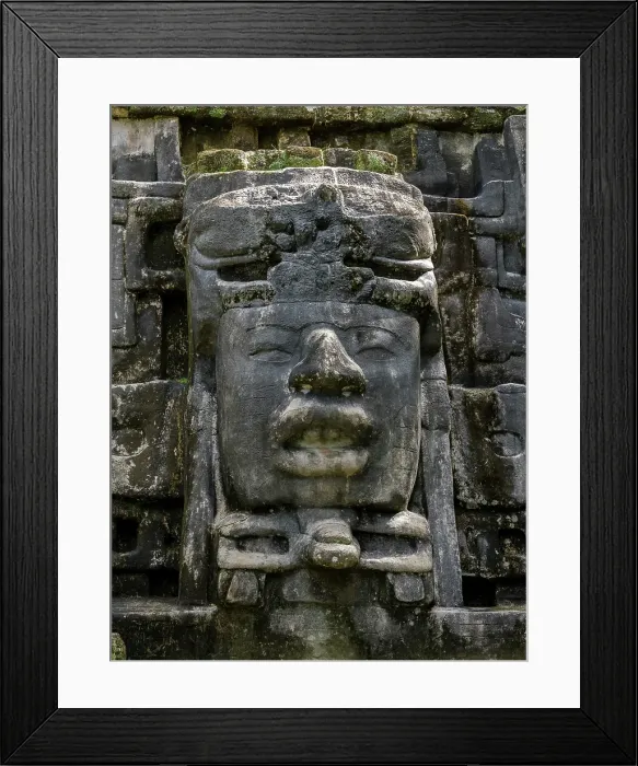 Framed Print : The Mask Temple at the Mesoamerican archaeological site of Lamanai (Submerged Crocodile), Belize Framed Print : The Mask Temple at the Mesoamerican archaeological site of Lamanai (Submerged Crocodile), Belize