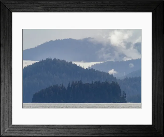 Framed Print : Scenes from Glacier Bay National Park and Preserve in southeast Alaska, United States of America