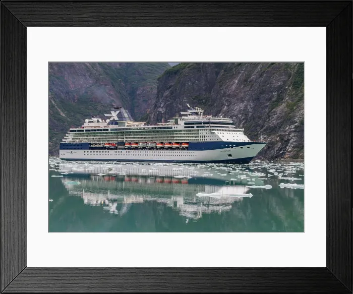 Framed Print : The Celebrity Infinity ship in Southeast Alaska, United States of America Framed Print : The Celebrity Infinity ship in Southeast Alaska, United States of America
