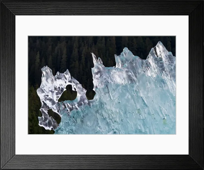 Framed Print : Glacial iceberg detail from ice calved off the LeConte Glacier near Petersberg, Southeast Alaska, United States of America Framed Print : Glacial iceberg detail from ice calved off the LeConte Glacier near Petersberg, Southeast Alaska, United States of America