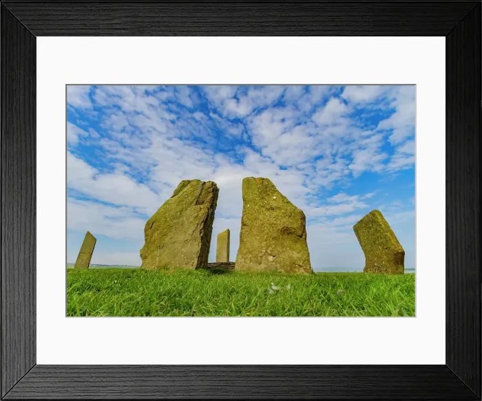 Framed Print : Standing Stones of Stenness, dating from around 3000BC, UNESCO, Orkney Islands, Scotland, United Kingdom Framed Print : Standing Stones of Stenness, dating from around 3000BC, UNESCO, Orkney Islands, Scotland, United Kingdom