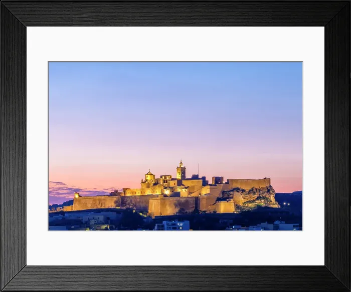 Framed Print : Cathedral of the Assumption at Dusk, Cittadella of Victoria, Gozo, Malta Framed Print : Cathedral of the Assumption at Dusk, Cittadella of Victoria, Gozo, Malta