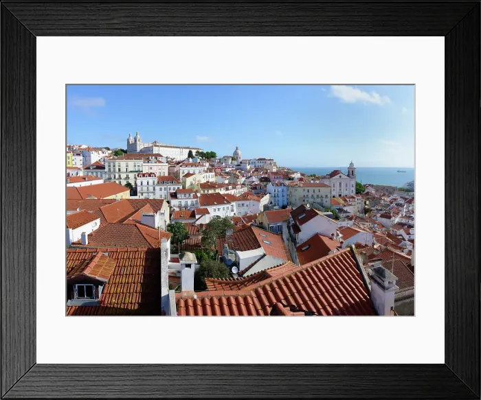 Framed Print : View over Church and Monastery of Sao Vicente de Fora, Lisbon, Portugal Framed Print : View over Church and Monastery of Sao Vicente de Fora, Lisbon, Portugal