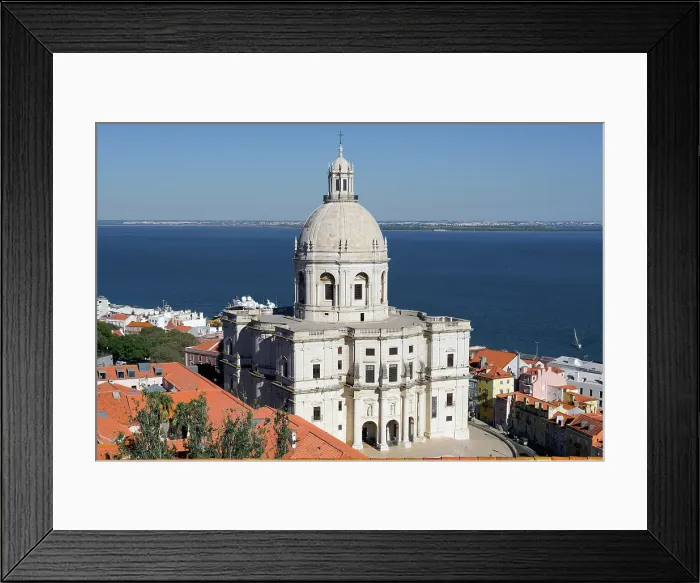 Framed Print : Aerial view over the Church of Santa Engracia converted into National Pantheon, Lisbon, Portugal Framed Print : Aerial view over the Church of Santa Engracia converted into National Pantheon, Lisbon, Portugal