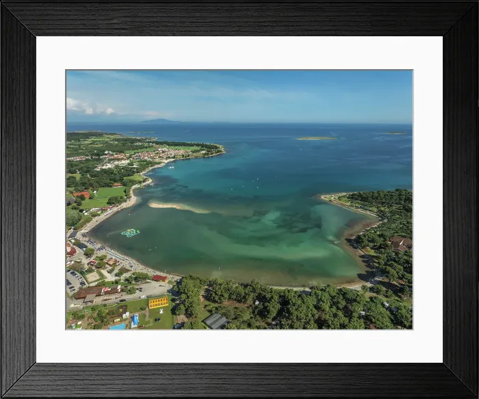 Framed Print : Beaches of Medulin, Istria, Croatia Framed Print : Beaches of Medulin, Istria, Croatia