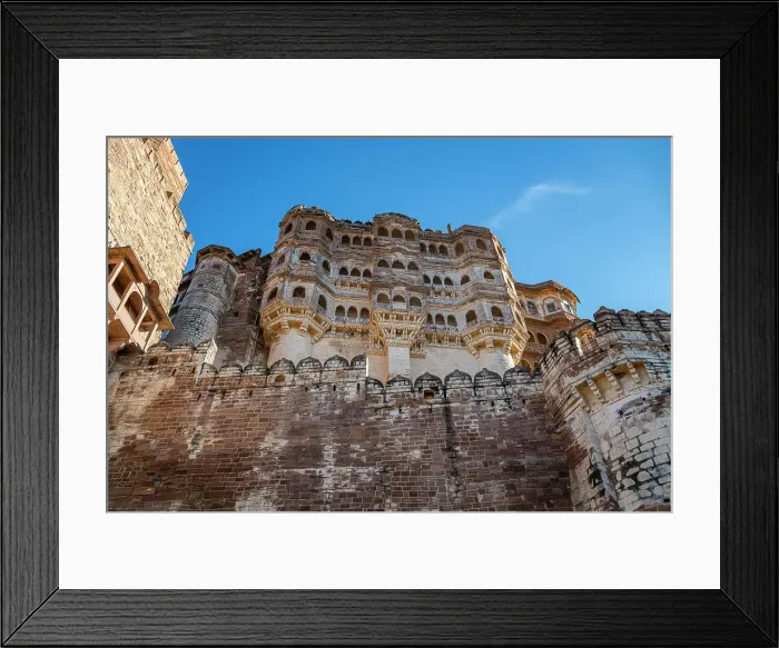 Framed Print : Mehrangarh Fort, Jodhpur, Rajasthan, India