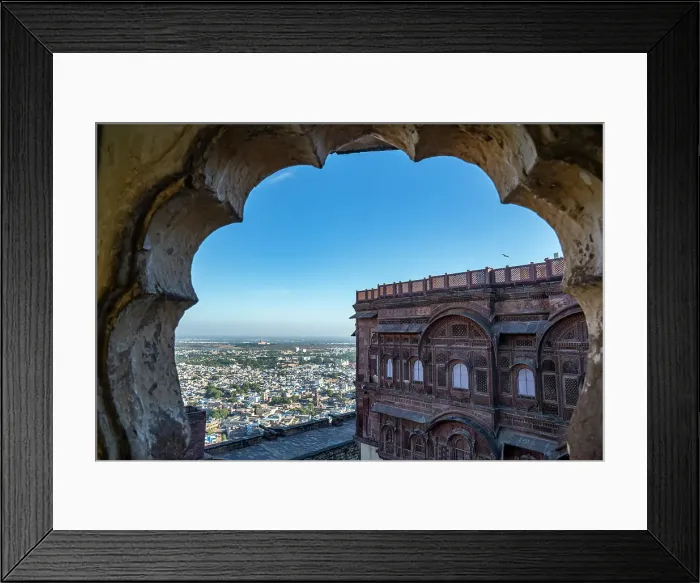 Framed Print : Mehrangarh Fort, Jodhpur, Rajasthan, India Framed Print : Mehrangarh Fort, Jodhpur, Rajasthan, India