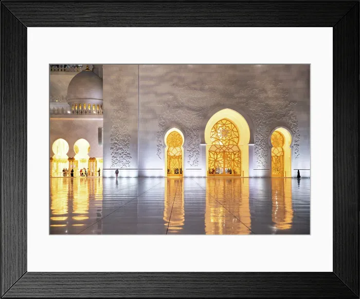 Framed Print : Detail of Sheikh Zayed Grand Mosque in Abu Dhabi, United Arab Emirates Framed Print : Detail of Sheikh Zayed Grand Mosque in Abu Dhabi, United Arab Emirates