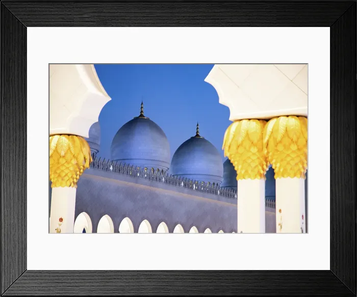 Framed Print : Detail of Sheikh Zayed Grand Mosque in Abu Dhabi, United Arab Emirates Framed Print : Detail of Sheikh Zayed Grand Mosque in Abu Dhabi, United Arab Emirates